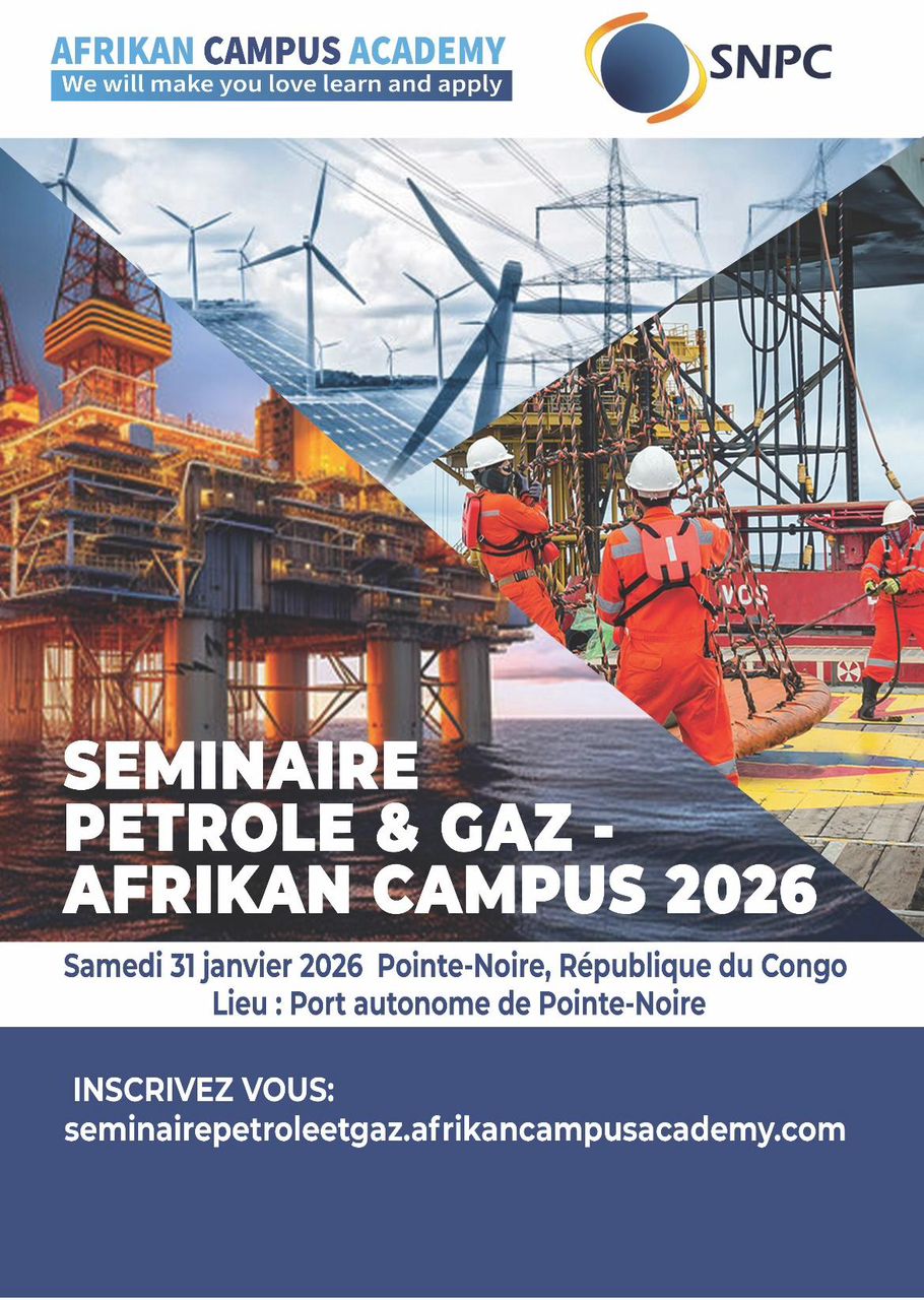 République du Congo : un séminaire inédit sur le pétrole et le gaz à Pointe-Noire